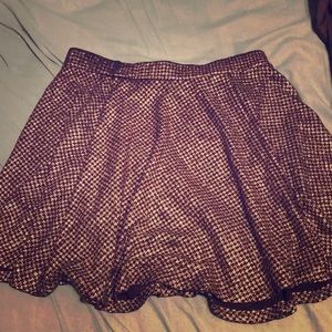 Silver sequin skirt